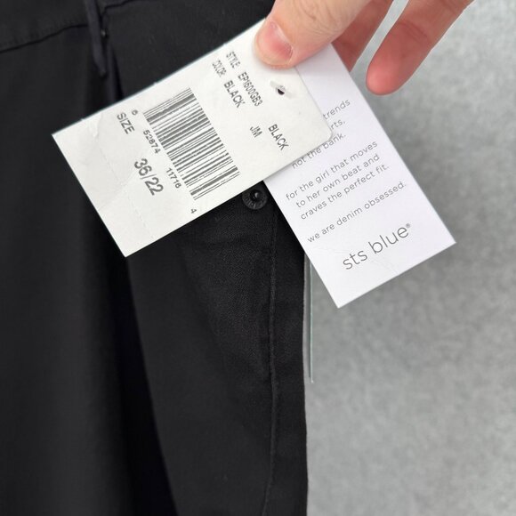 STS Blue Womens Ellie High Rise Skinny Jean Plus Size 22W Black Stretch NEW - Picture 6 of 14